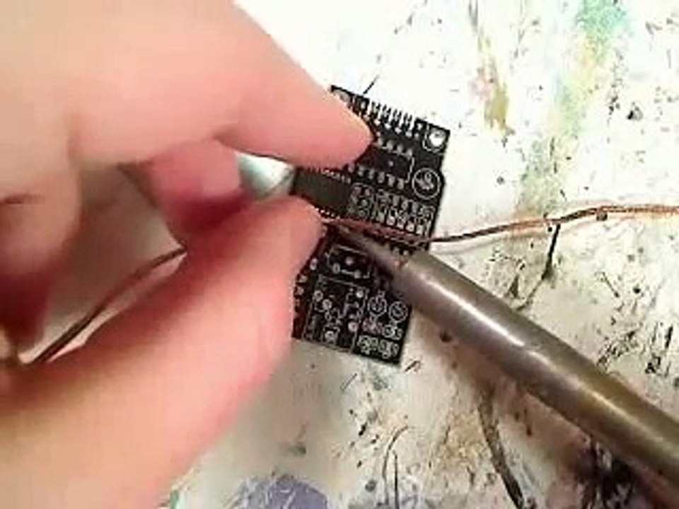 AtariVox+ Assembly - Part 2: SMD PIC soldering