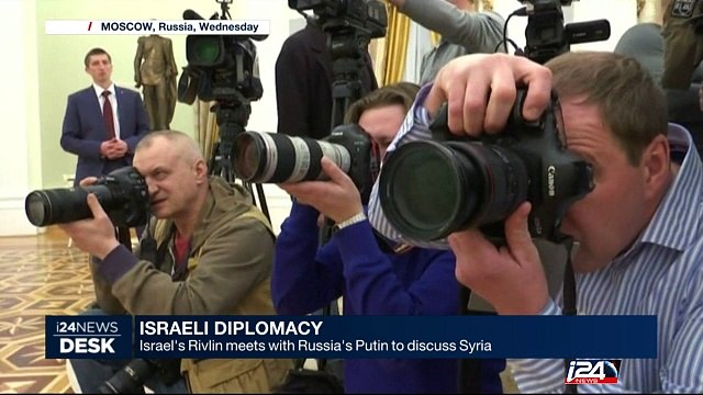 Israel's Rivlin meets with Russia's Putin to discuss Syria