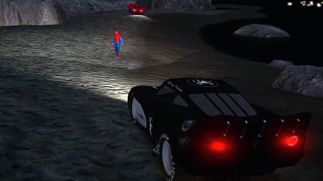 Spiderman Songs Lyrics ♫ Mary had a Little Lamb ♫ Black Spider-Man Lightning McQueen