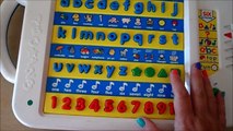 TALKING ENGLISH VTECH LITTLE SMART ALPHABET DESK LEARN PHONICS NUMBERS SHAPES AND COLOURS