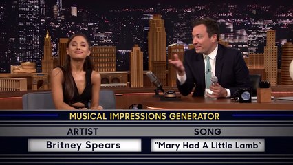 Ariana Grande : Céline Dion, Christina Aguilera (imitation Game)