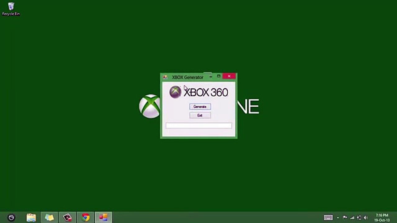 Working Xbox Live Code Generator 2017.