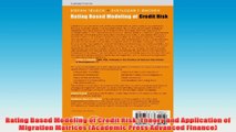 PDF Download  Rating Based Modeling of Credit Risk Theory and Application of Migration Matrices Read Online