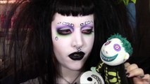 Nightmare Before Christmas Make-Up Tutorial Barrel Inspiriert