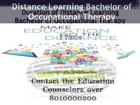8010000200 Get details of Distance Learning Bachelor of Occupational Therapy