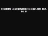 Download Power (The Essential Works of Foucault 1954-1984 Vol. 3) PDF Free