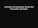 Download Ecotourism and Sustainable Tourism: New Perspectives and Studies Free Books