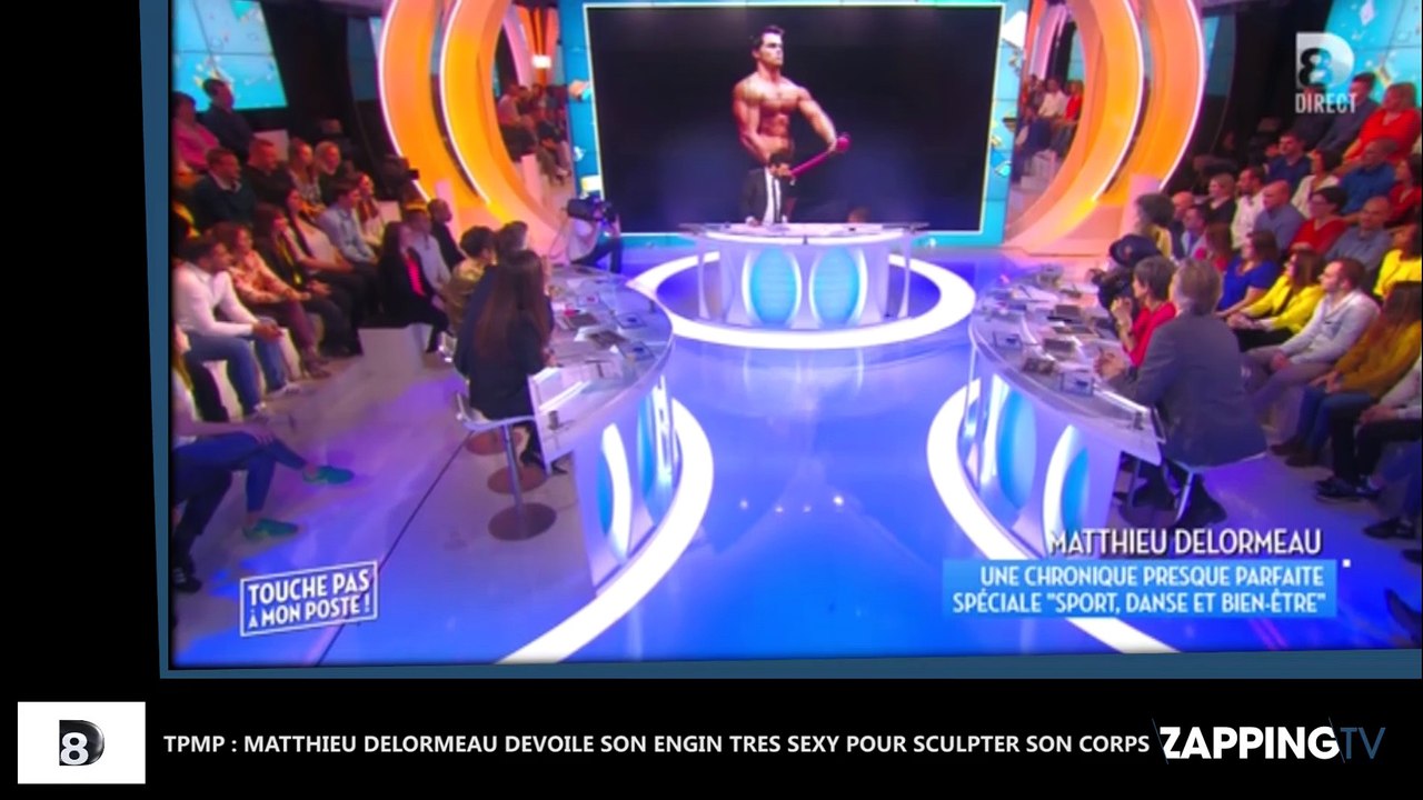 TPMP : Matthieu Delormeau dévoile son engin très sexy pour sculpter son corps (Vidéo)