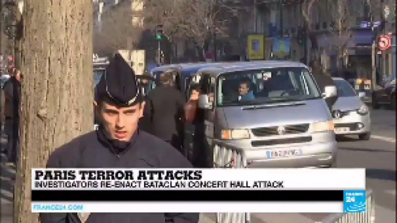 Paris terror attacks: Investigators re-enact Bataclan concert hall attack
