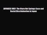 PDF JAPANESE ONLY: The Otaru Hot Springs Case and Racial Discrimination in Japan PDF Book Free