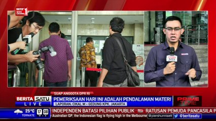 Pemeriksaan Fathan Subchi Pendalaman Materi Kasus Suap