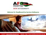 Hire chauffeur car services  Melbourne At AFG Melbourne Luxury Limo