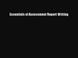 Download Essentials of Assessment Report Writing PDF Free