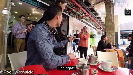 هذا حدث عندما ذهب كريستيانو الى مقهى شعبي
