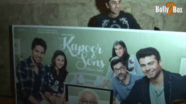 Ranbir Kapoor at Kapoor & Sons Movie Special Screening | Bollywood Celebs