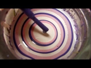 2 water marble color combinations for Spring and Summer!