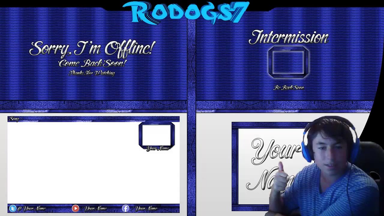 Awesome Stream Template Pack | Free GFX | Photoshop CS6