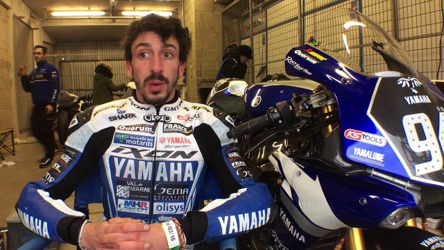 Louis Rossi, pilote GMT94 Yamaha, se prépare pour les 24 Heures Motos