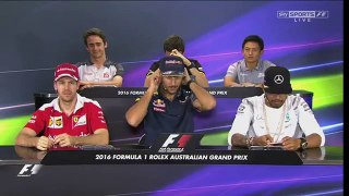 F1 2016  Australian GP  Drivers Press Conference
