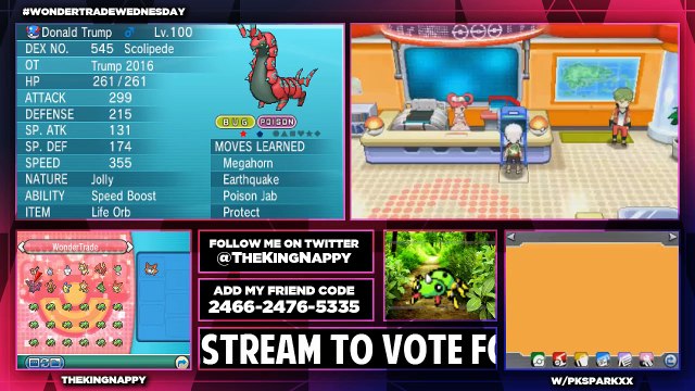 Wondertrade Wednesday LIVE! Week 92 [Spinarak]