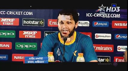 Indian Media Report on Shahid Afridi Batting