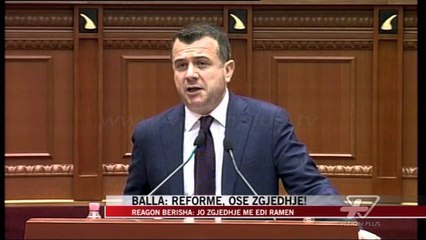 Balla: Reformë, ose Zgjedhje! - News, Lajme - Vizion Plus