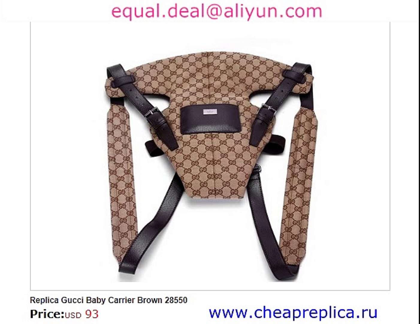 gucci baby carrier harness