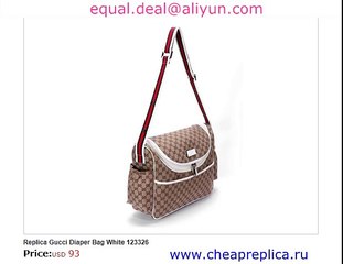 Gucci Diaper Bag White 123326 Replica for Sale