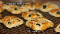 Feuilletées aux Épinards - Spinach Puff Pastry Squares - مورقة بالسبانخ