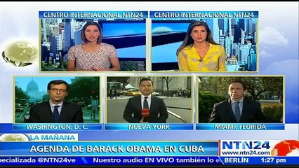 Casa Blanca difunde la agenda de Barack Obama durante su histórica visita a Cuba