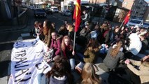 Maubeuge: manifestation des lycéens contre la loi travail El Komri