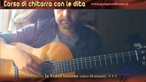 Arpeggi mano destra Lezione chitarra classica Villa Lobos no 1