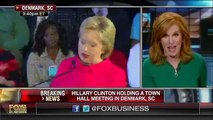 Hillary Clinton holding a town hall meeting in denmark, SC FOX  YouTube (News World)
