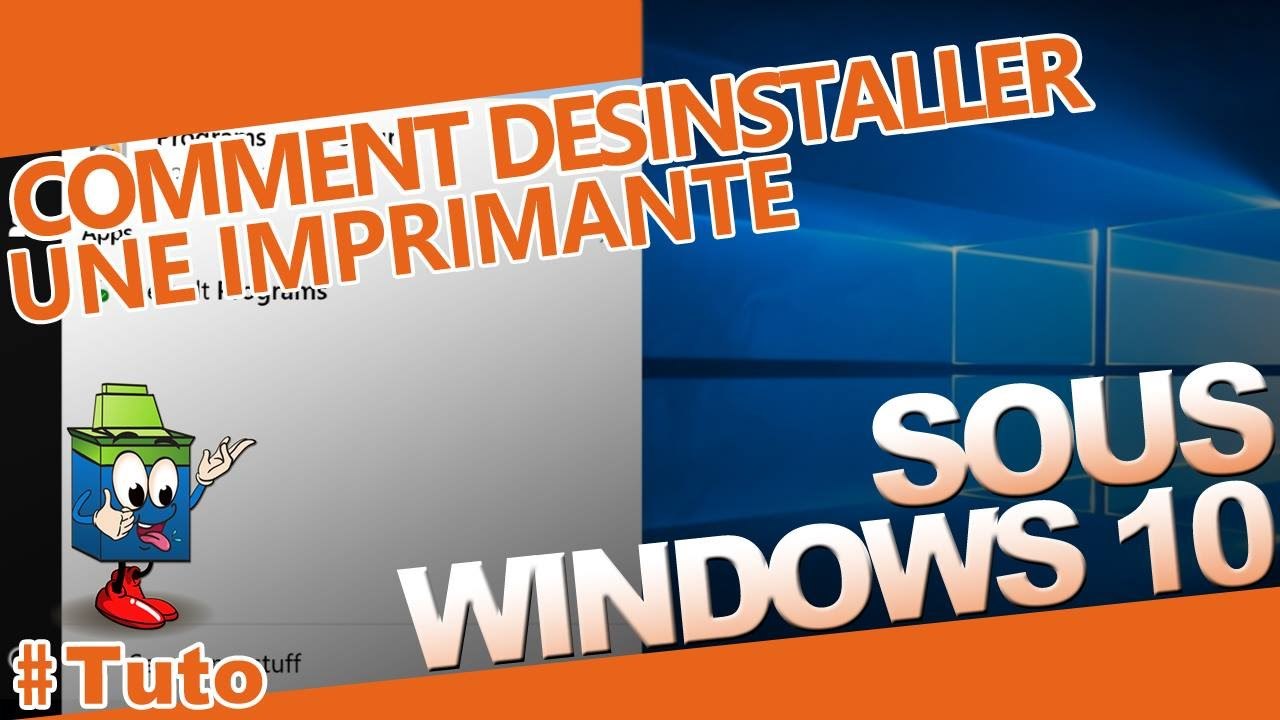 Désinstaller une imprimante Sous Windows 10