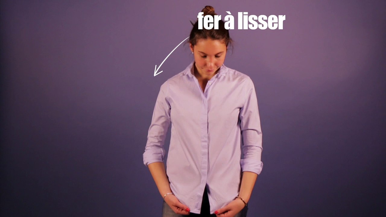 L’astuce pour repasser rapidement une chemise