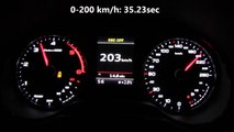 2016 Audi A3 2.0 TDI S-Tronic (150 HP) Acceleration 0-220 km_h