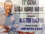 Cena Lega Nord con Matteo Salvini e Ermes Mattielli a Romano d’Ezzelino (VI)