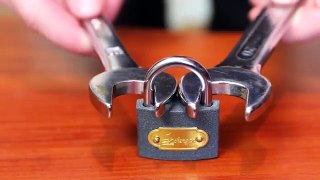Simple trick to open a lock with a nut wrench | Emergency hacks