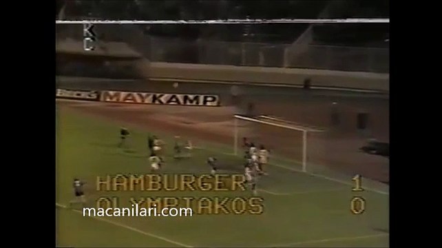 20.10.1982 - 1982-1983 European Champion Clubs' Cup 2nd Round 1st Leg Hamburger SV 1-0 Olympiacos FC