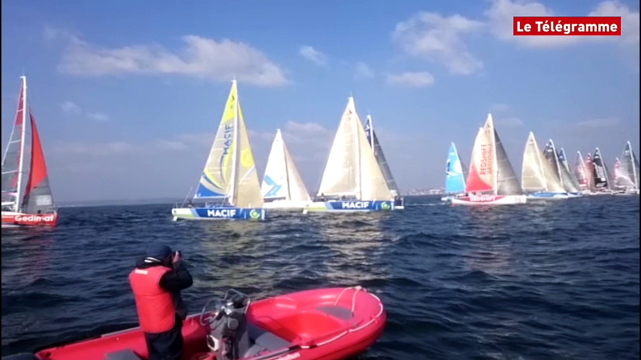 Voile. Solo Concarneau : bon départ sous le soleil