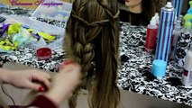 Romantic prom hairstyle for long hair. Романтическая прическа на выпускной на длинные волосы