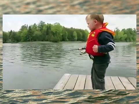 Малыш - РЫБАК. Рыбалка спиннингом. Рыболовные приколы.