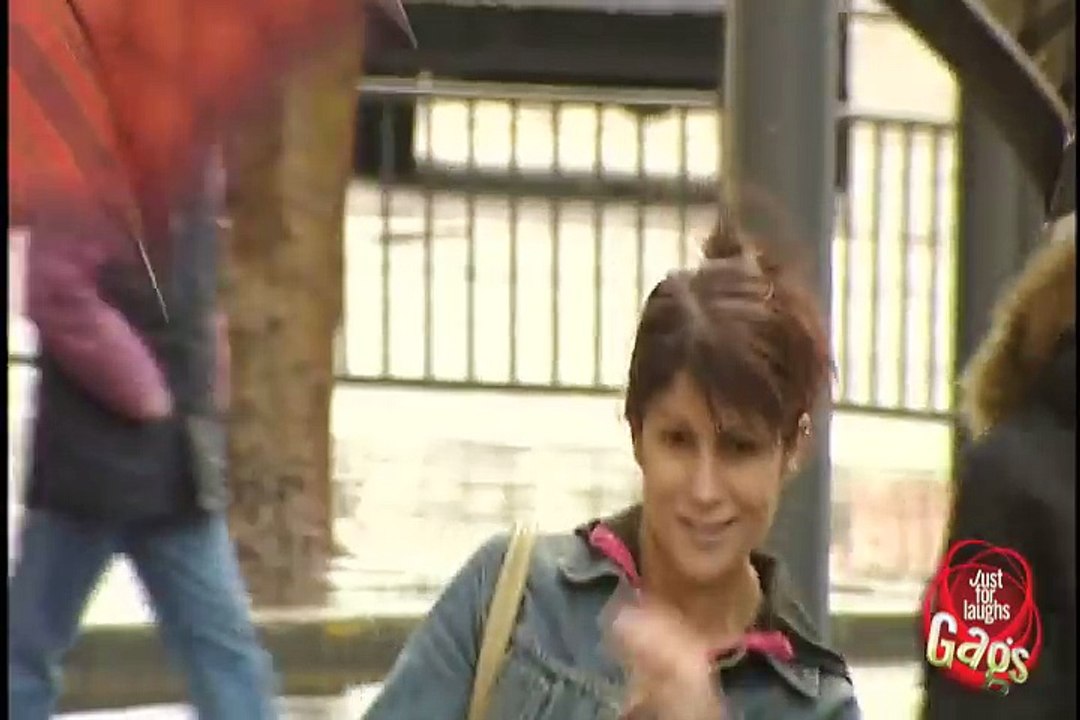 Armed With Umbrellas Prank