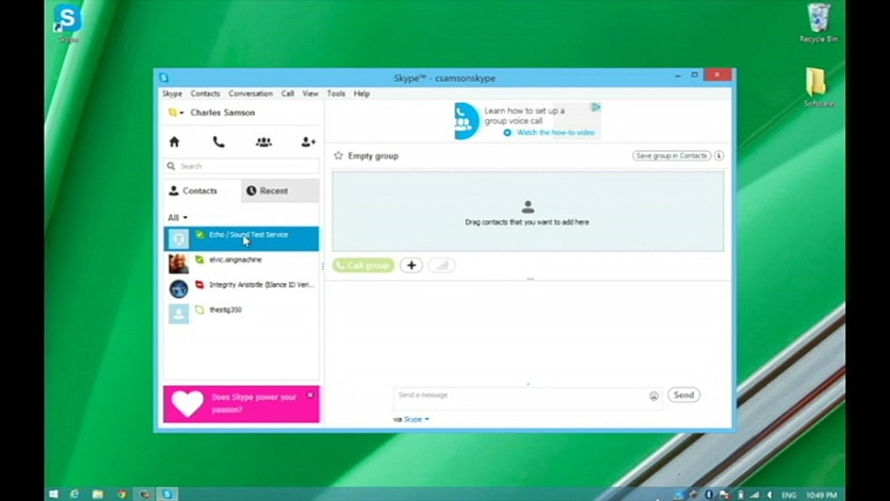 Adding and Managing Contacts in skype