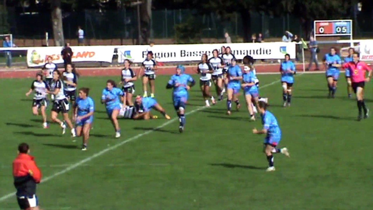 Essai du Stade Toulousain Rugby Féminin face à Castres 1
