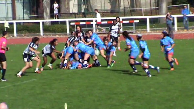 Essai du Stade Toulousain Rugby Féminin face à Castres 2