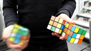 Watch this dude solve three Rubik's Cubes while juggling in under 20 seconds