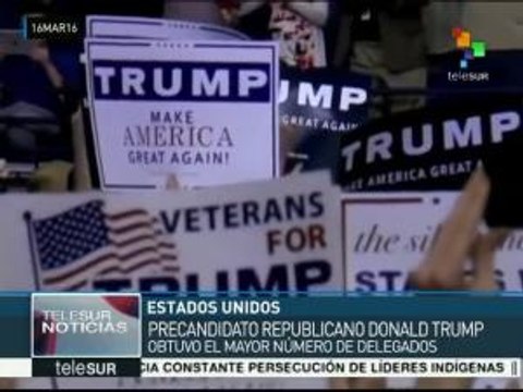 EE.UU.: Trump y Clinton se perfilan como ganadores de las primarias