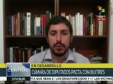 Argentina: Cámara de Diputados aprueba ley para pago a fondos buitre