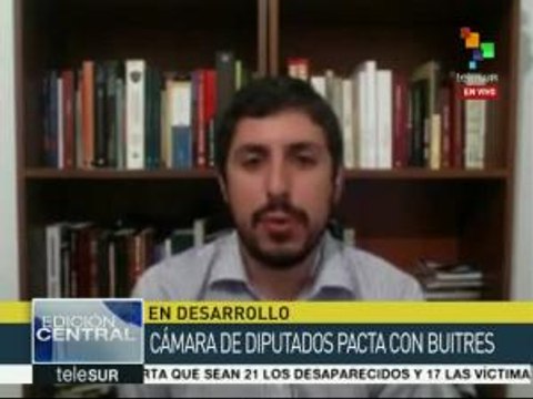 Argentina: Cámara de Diputados aprueba ley para pago a fondos buitre